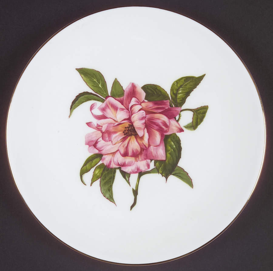 Chelsea Flowers Salad Plate by John  Aynsley & Sons-1