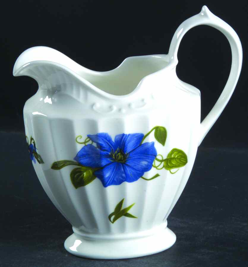 Chelsea Flowers 8 Oz Georgian Jug by John  Aynsley & Sons-1