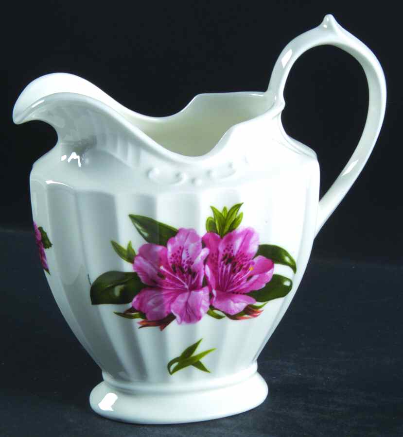 Chelsea Flowers 8 Oz Georgian Jug by John  Aynsley & Sons-1