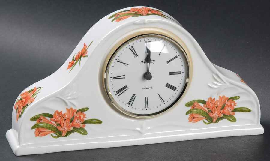 Chelsea Flowers Mantel Clock by John  Aynsley & Sons-1