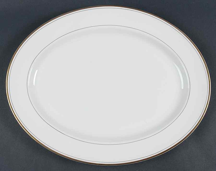 Corona Gold 15" Oval Serving Platter by John  Aynsley & Sons-1