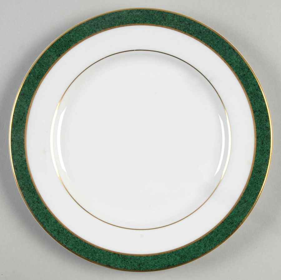 Meridian Green Bread & Butter Plate by John  Aynsley & Sons-1