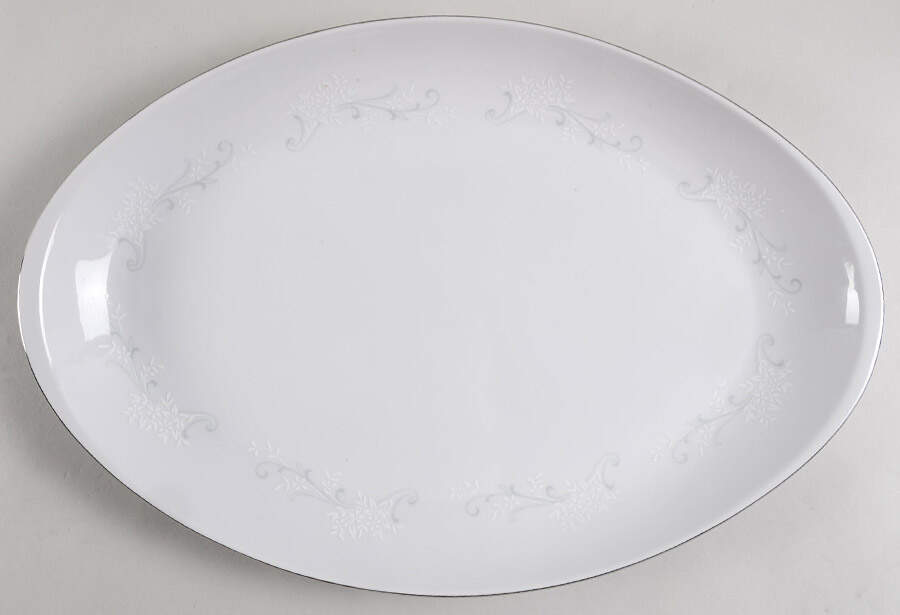 Rochelle 16" Oval Serving Platter by Amcrest-1