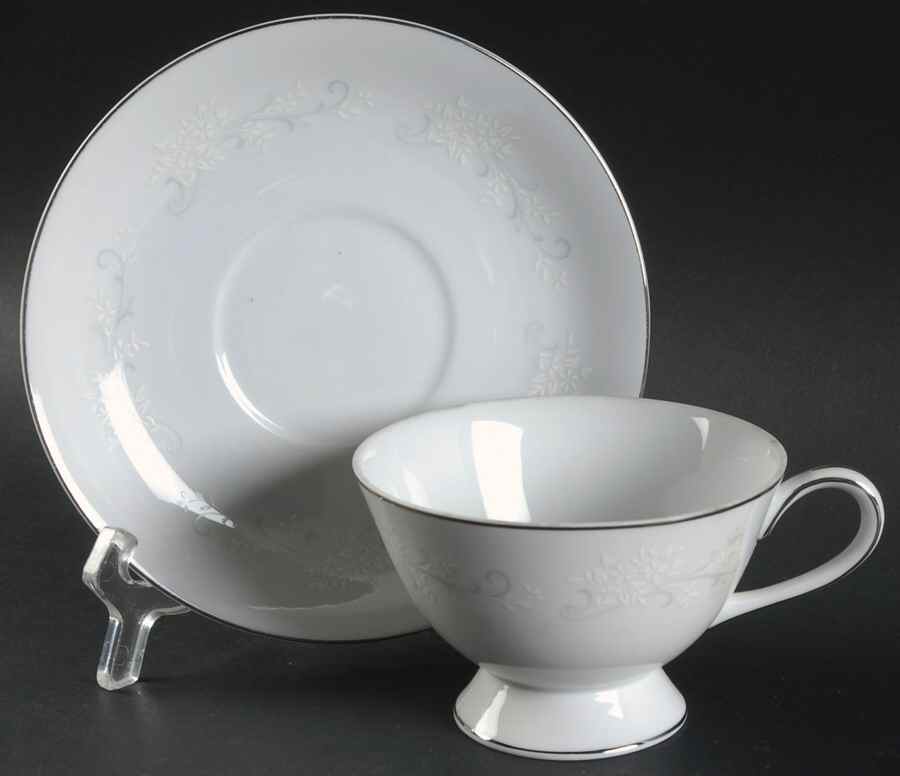 Rochelle Footed Cup & Saucer Set by Amcrest-1