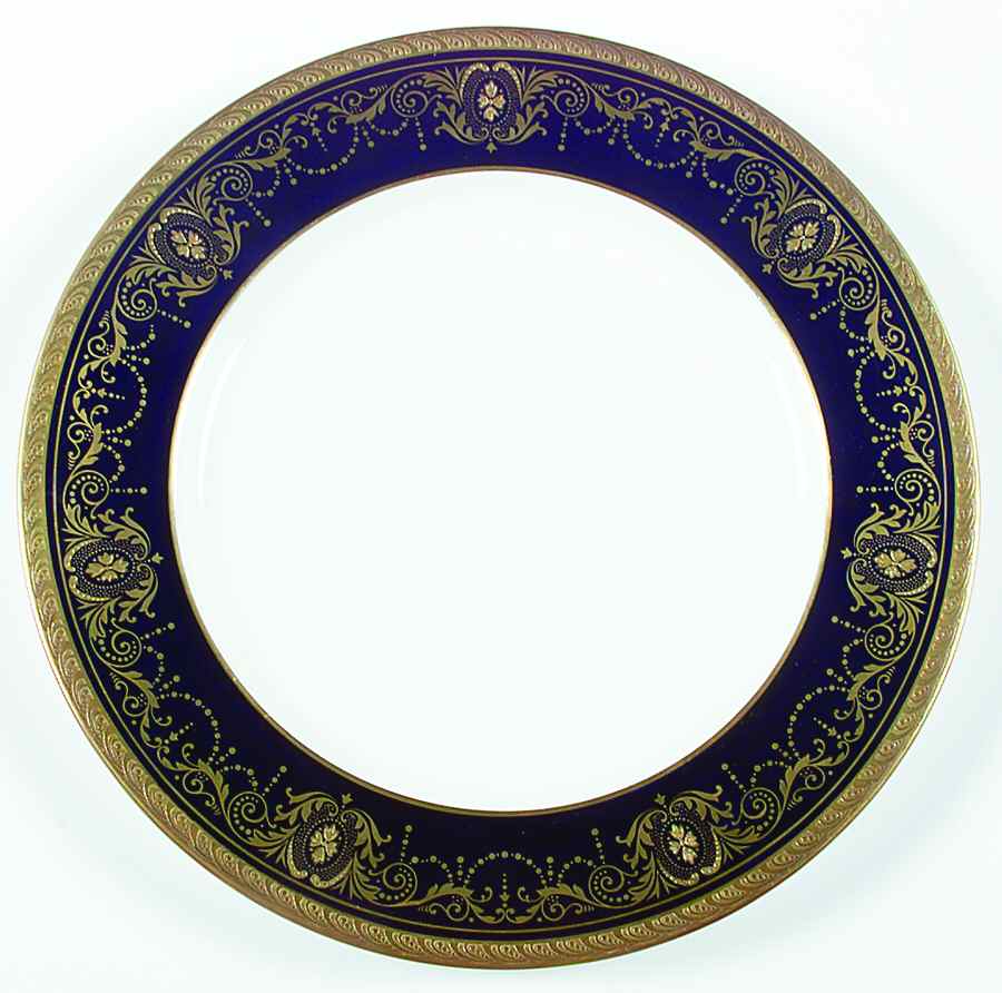 Marlborough Cobalt Dinner Plate by John  Aynsley & Sons-1
