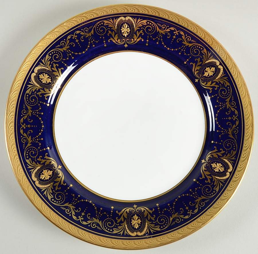 Marlborough Cobalt Salad Plate by John  Aynsley & Sons-1