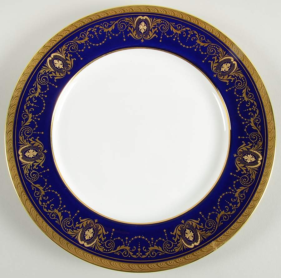 Marlborough Cobalt Dinner Plate by John  Aynsley & Sons-1