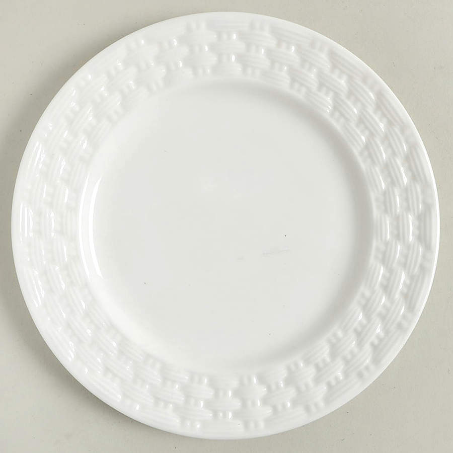 Belleek Basketweave Bread & Butter Plate by John  Aynsley & Sons-1