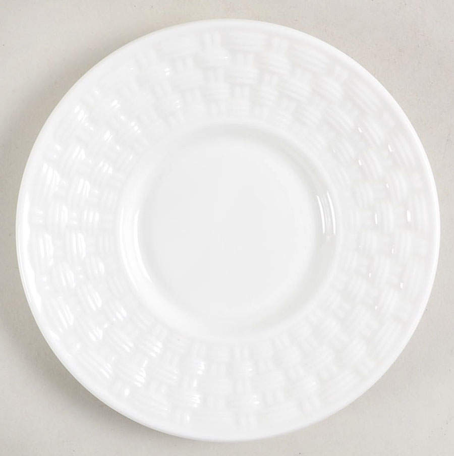 Belleek Basketweave Saucer for Demitasse Cup by John  Aynsley & Sons-1
