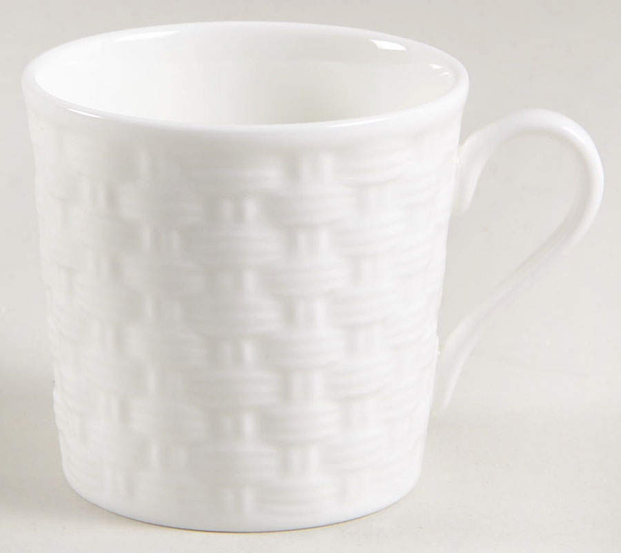Belleek Basketweave Flat Demitasse Cup by John  Aynsley & Sons-1