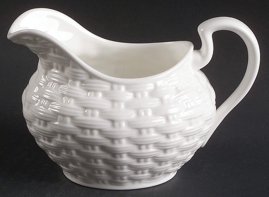 Belleek Basketweave Creamer by John  Aynsley & Sons-1