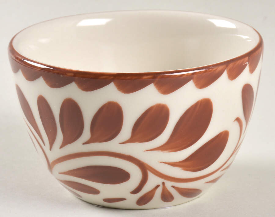 Puebla Brown Cup No Handle by Anfora (Mexico)-1