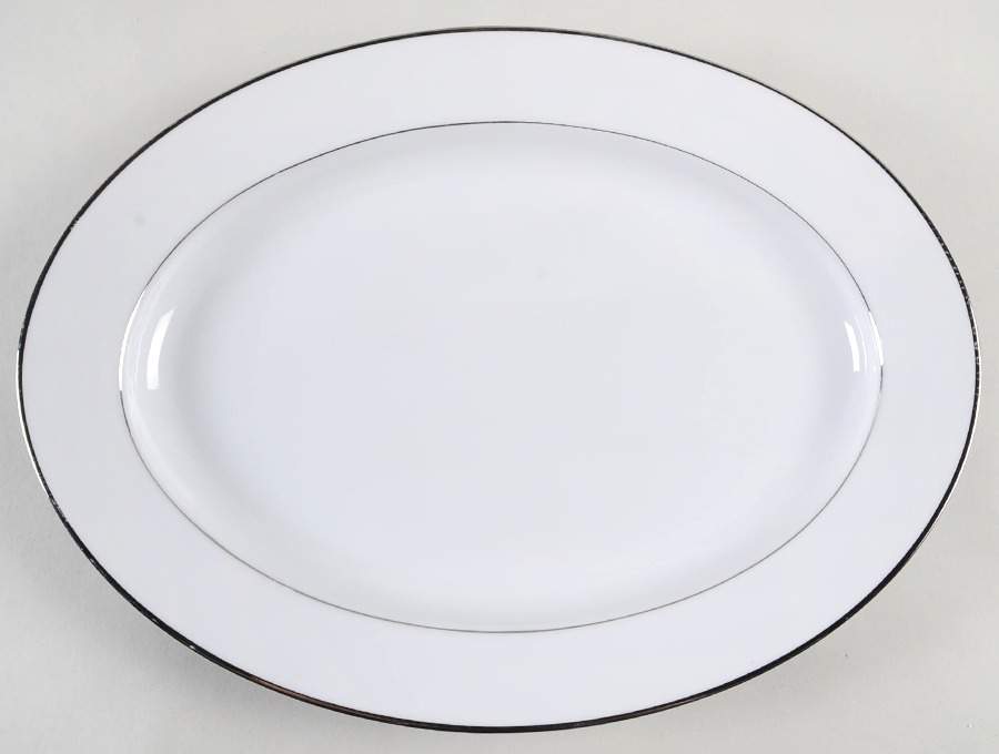 Eternally Yours 14" Oval Serving Platter by Ashcraft-1