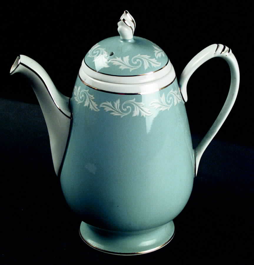 AYN82 Mini Coffee Pot & Lid by John  Aynsley & Sons-1