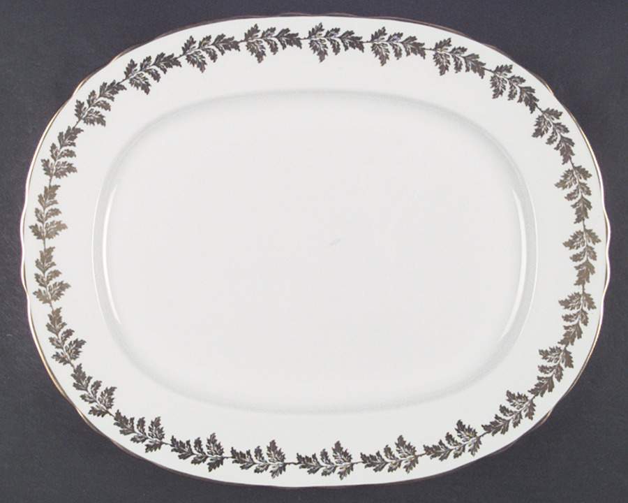 8231 17" Oval Serving Platter by John  Aynsley & Sons-1