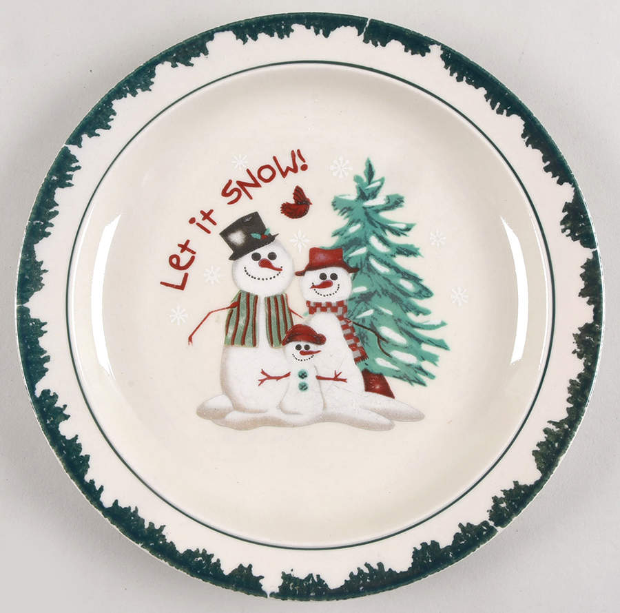 Let It Snow! Dinner Plate by Atico Intl USA-1