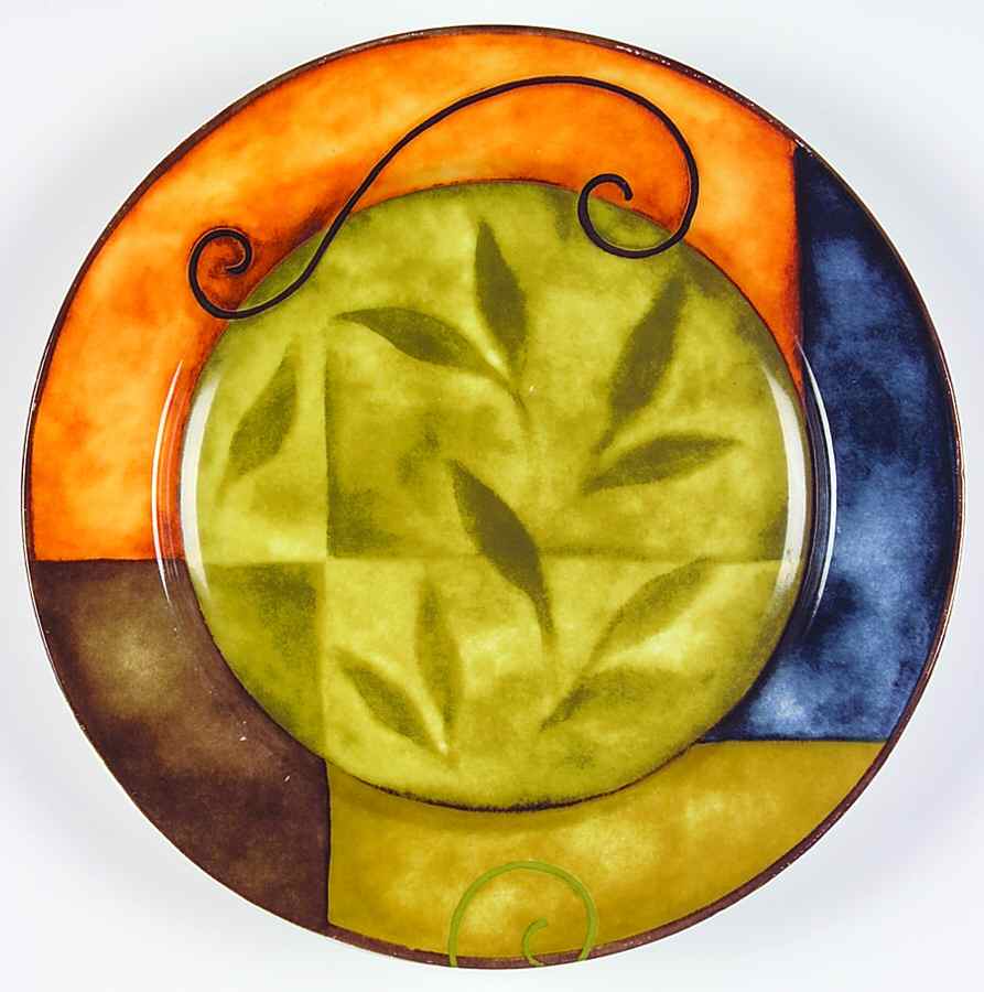 Silk Road Salad Plate by 222 Fifth (PTS)-1