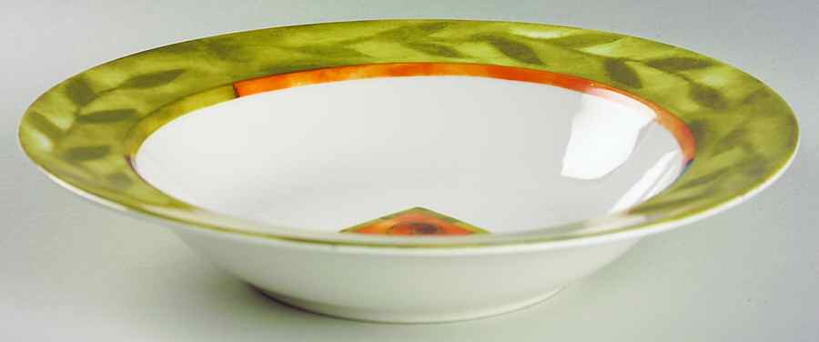 Silk Road Large Rim Soup Bowl by 222 Fifth (PTS)-1