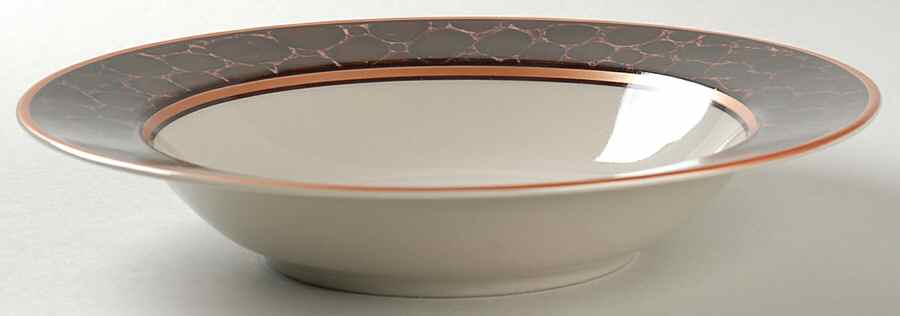 Crocodile Large Rim Soup Bowl by 222 Fifth (PTS)-1