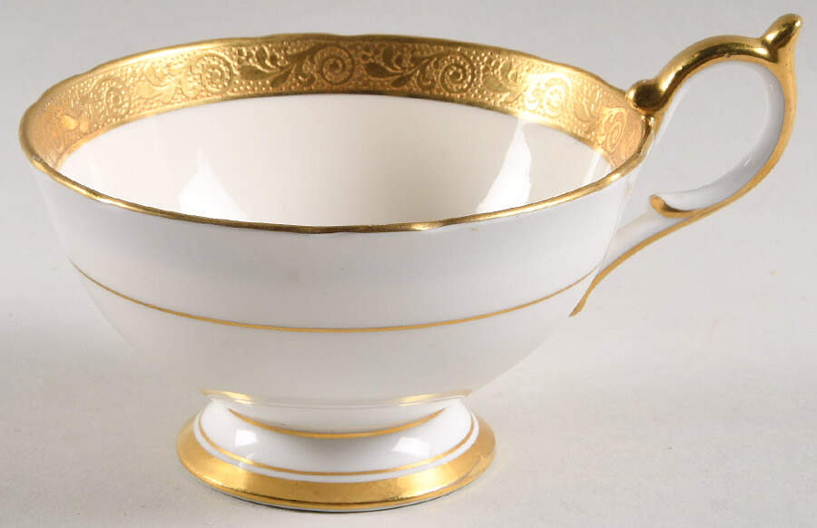 Helene Ivory (Scalloped) Footed Cup by John  Aynsley & Sons-1