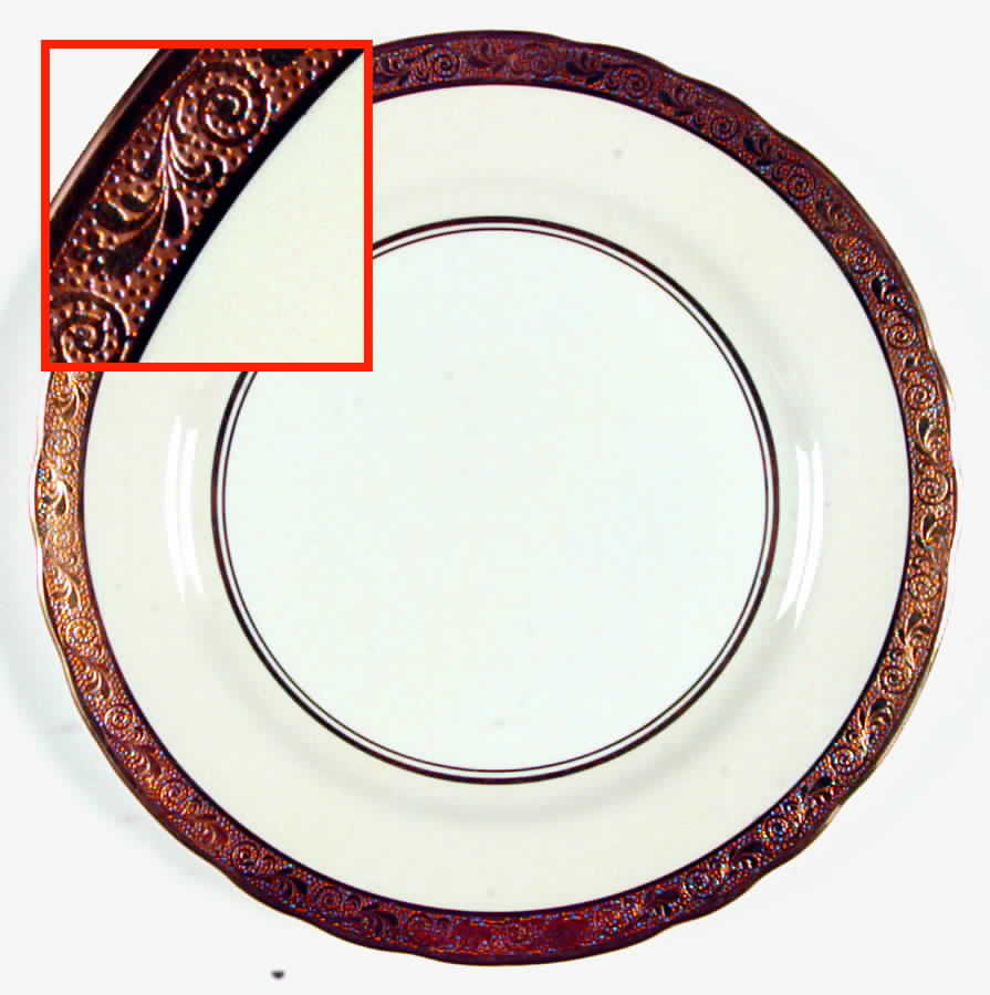 Helene Ivory (Scalloped) Luncheon Plate by John  Aynsley & Sons-1