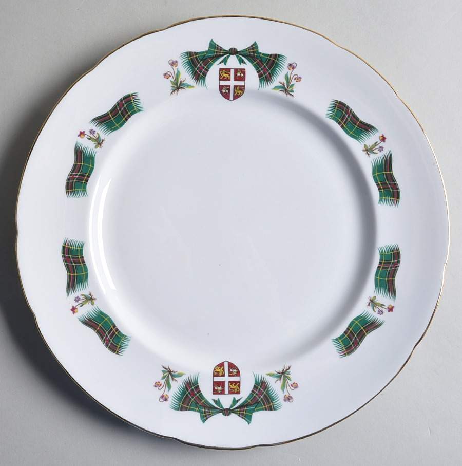 Newfoundland Tartan Dinner Plate by Adderley-1