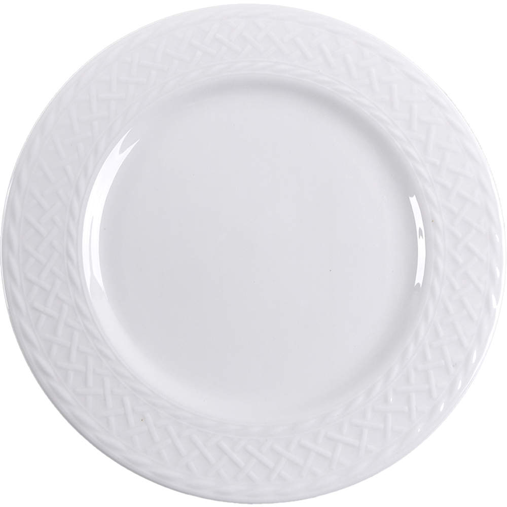 Rattan Dinner Plate by Apropos-1