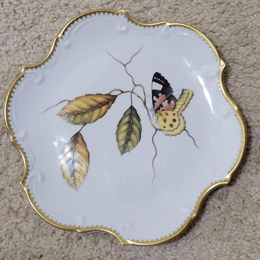 Forest Leaf Bread & Butter Plate by Anna Weatherley-1