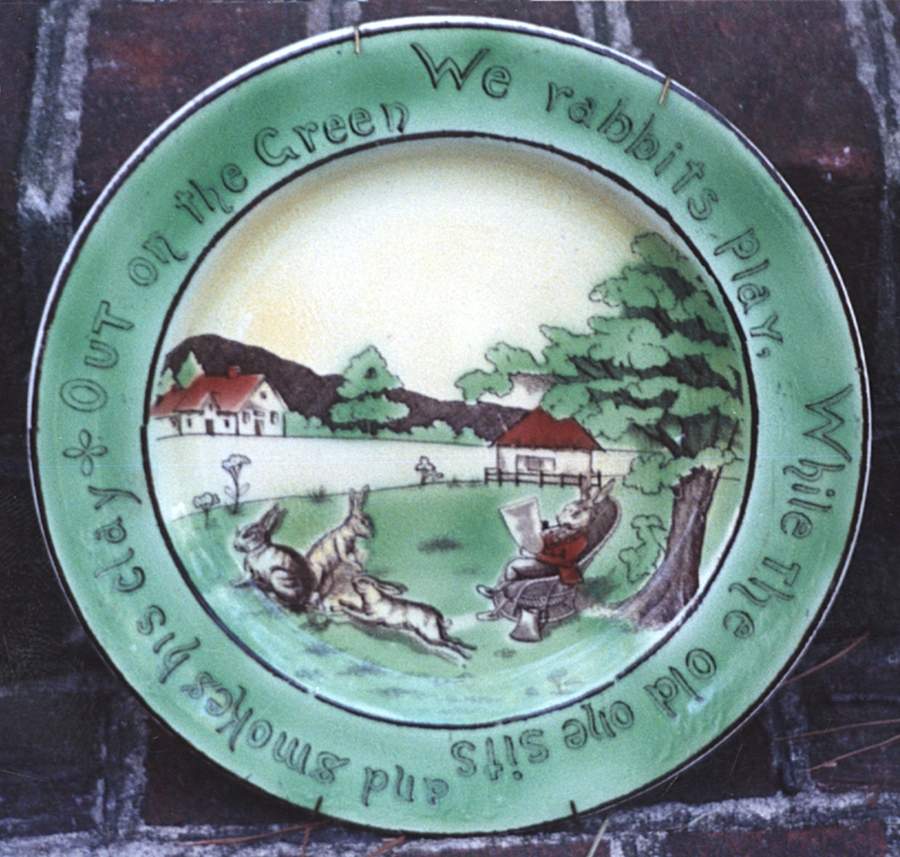 AUW1 Salad Plate by St Augustine Ware-1