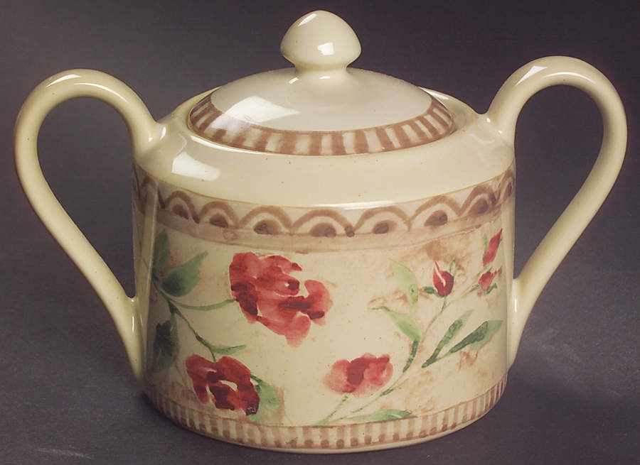 Florence Sugar Bowl & Lid by 222 Fifth (PTS)-1