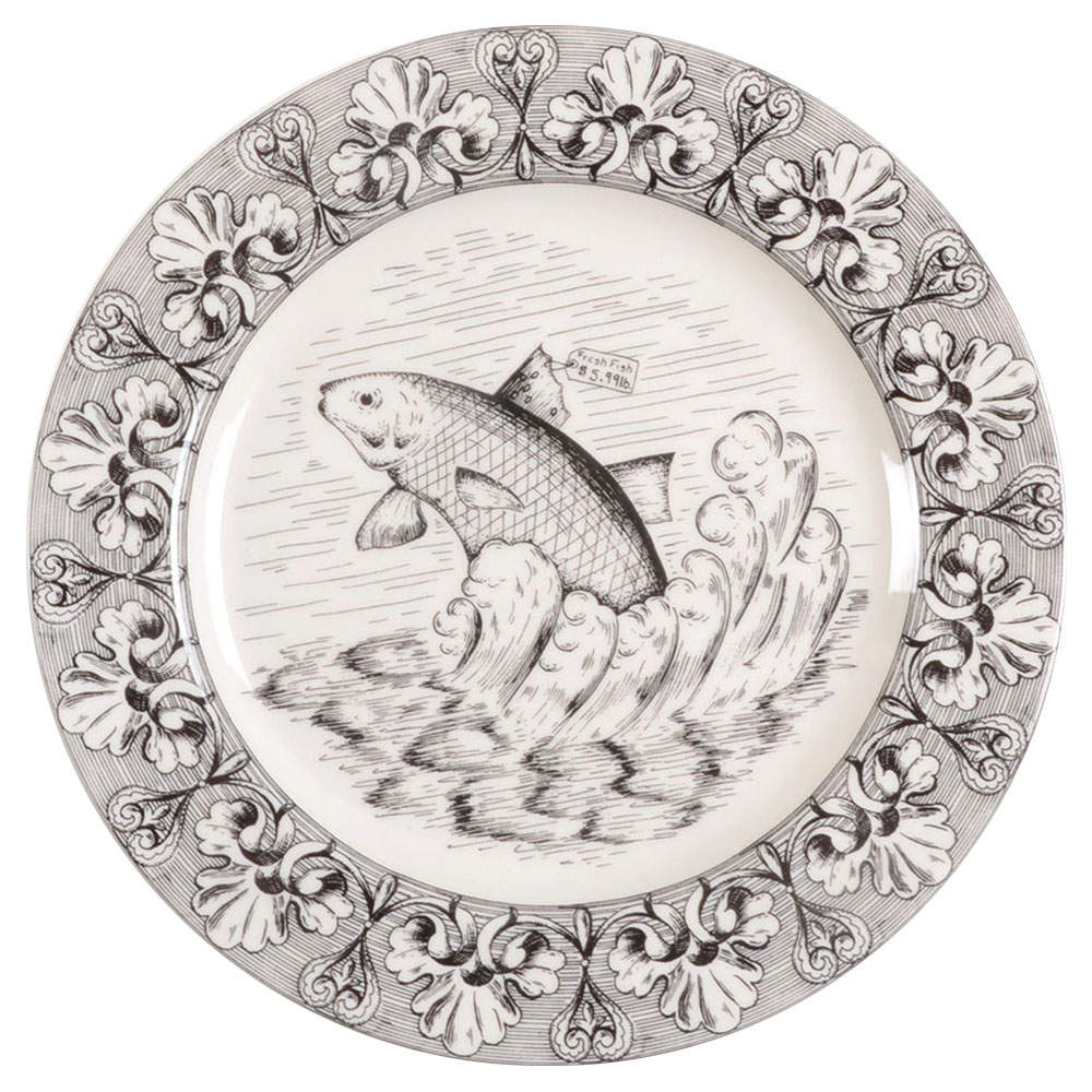 Slice of Life Fresh Fish Salad Plate by 222 Fifth (PTS)-1