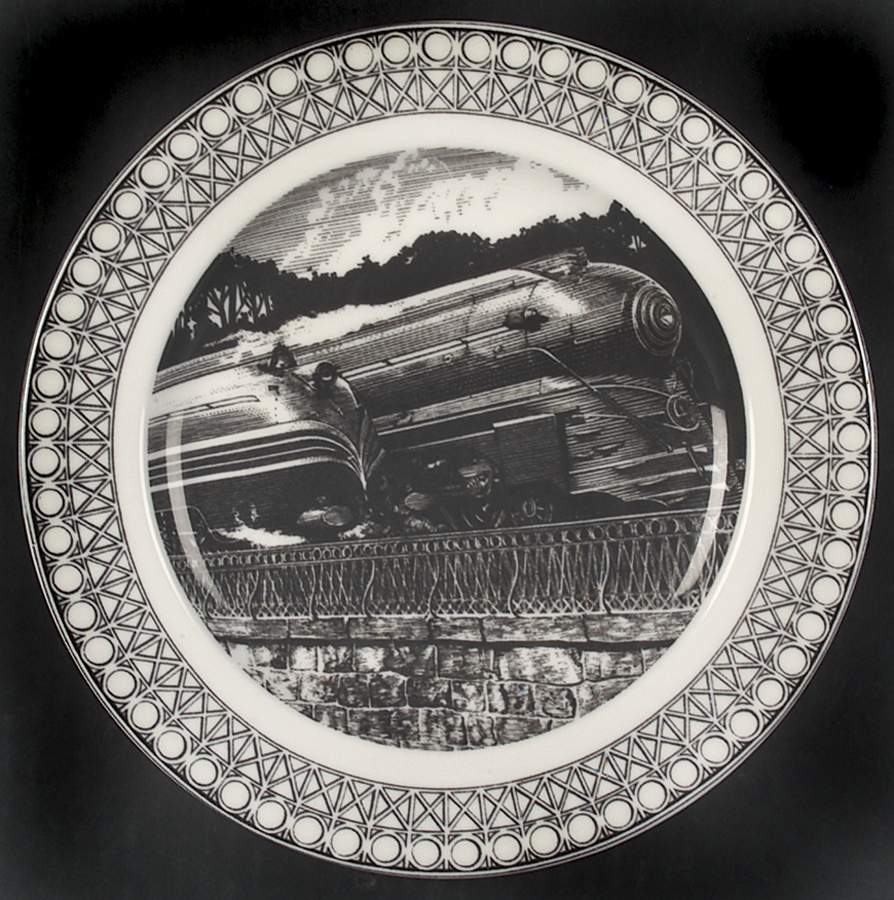 Slice of Life Train Race Salad Plate by 222 Fifth (PTS)-1