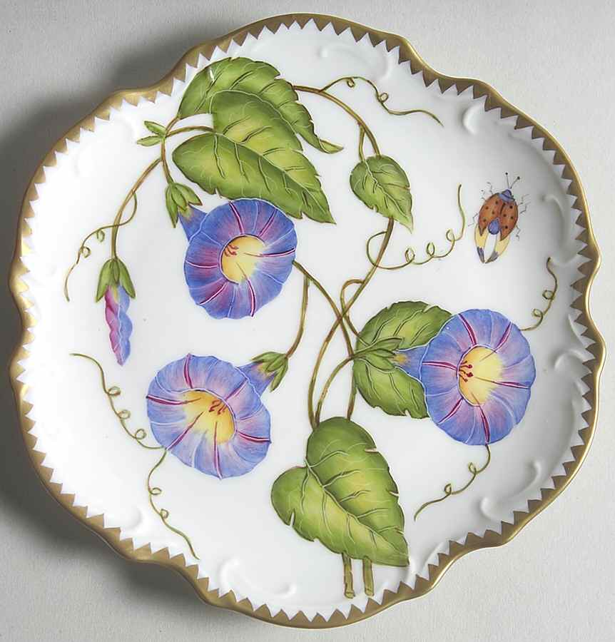 Morning Glory Bread & Butter Plate by Anna Weatherley-1