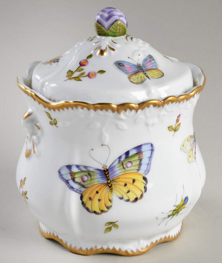Budapest Spring Small Biscuit Barrel & Lid by Anna Weatherley-1