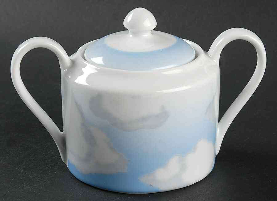 Cloud Nine Sugar Bowl & Lid by 222 Fifth (PTS)-1