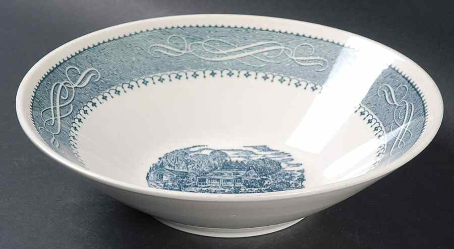 Currier & Ives 8" Round Vegetable Bowl by Anchor Hocking-1