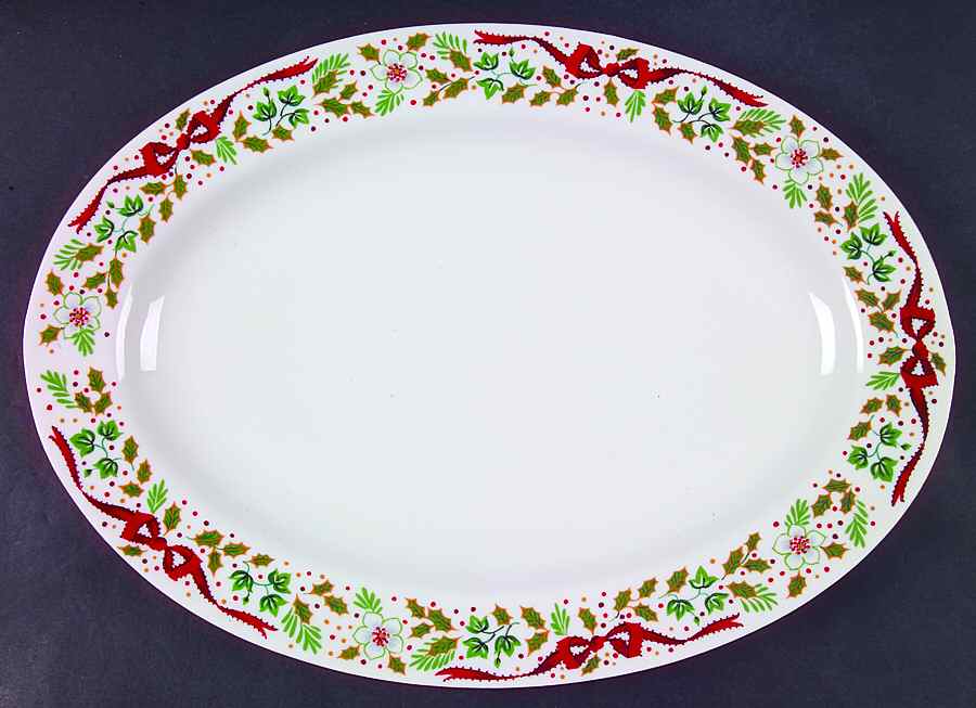 12 Days of Christmas 14" Oval Serving Platter by American Atelier-1