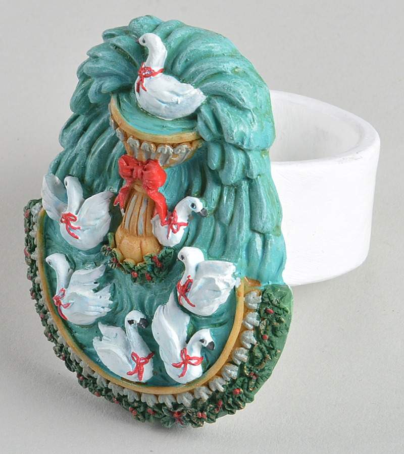 12 Days of Christmas Resin Napkin Ring by American Atelier-1