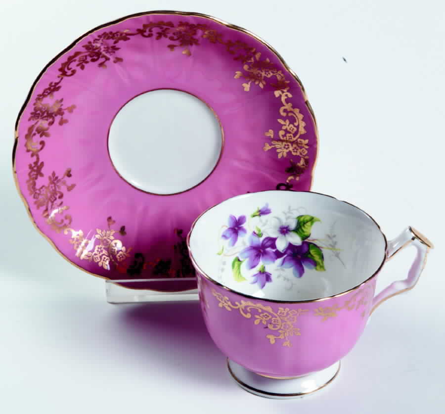 2917 Footed Cup & Saucer Set by John  Aynsley & Sons-1