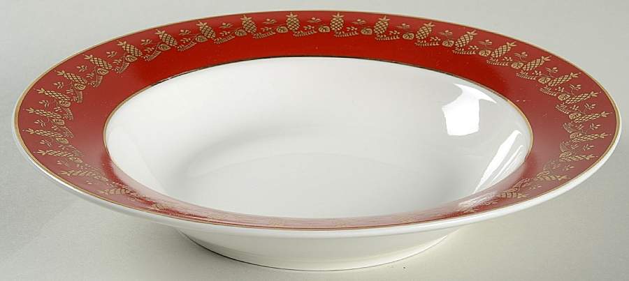 Royal Fruit Large Rim Soup Bowl by American Atelier-1