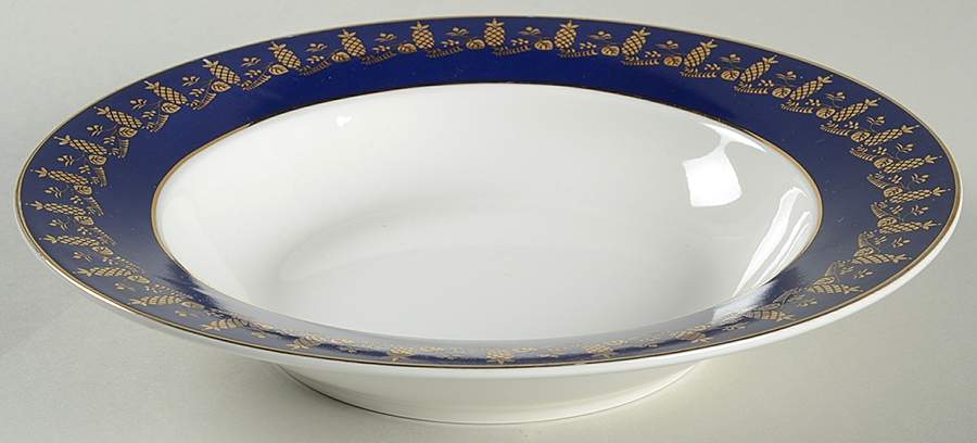 Royal Fruit Large Rim Soup Bowl by American Atelier-1