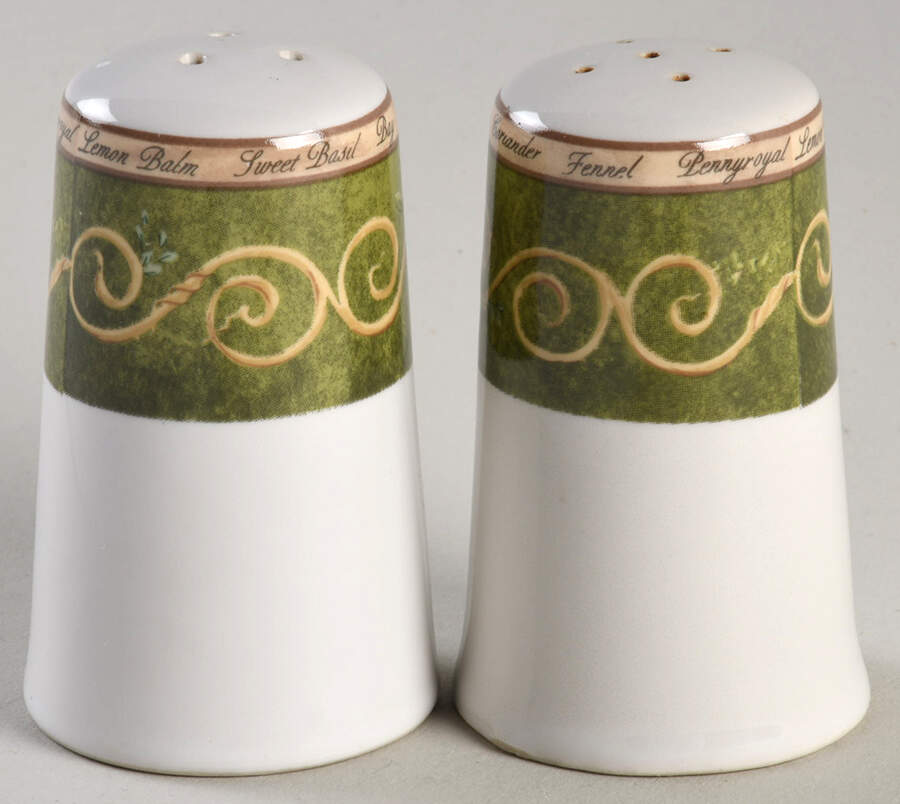 Bouquet Garni Butternut Salt & Pepper Set by American Atelier-1