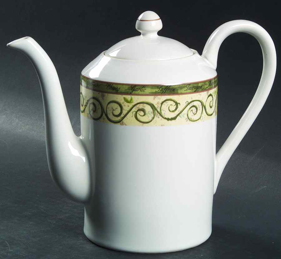 Bouquet Garni Butternut Coffee Pot & Lid by American Atelier-1
