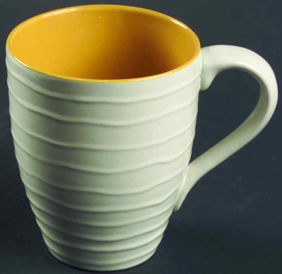 Flip Flop Butternut (Yellow) Mug by 222 Fifth (PTS)-1