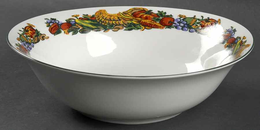Pilgrims Harvest 9" Round Vegetable Bowl by American Atelier-1
