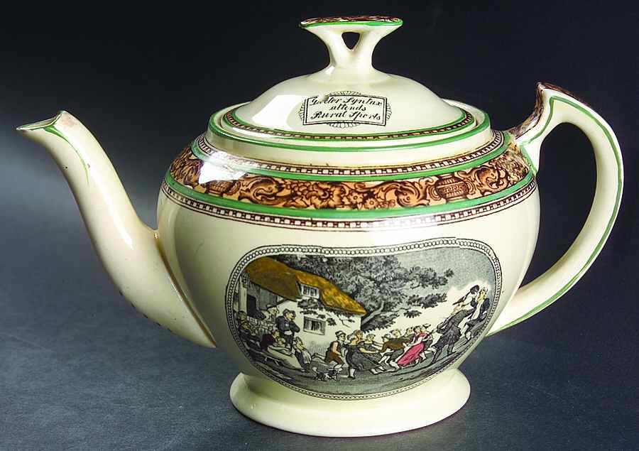 Dr. Syntax Teapot & Lid by Adams China-1