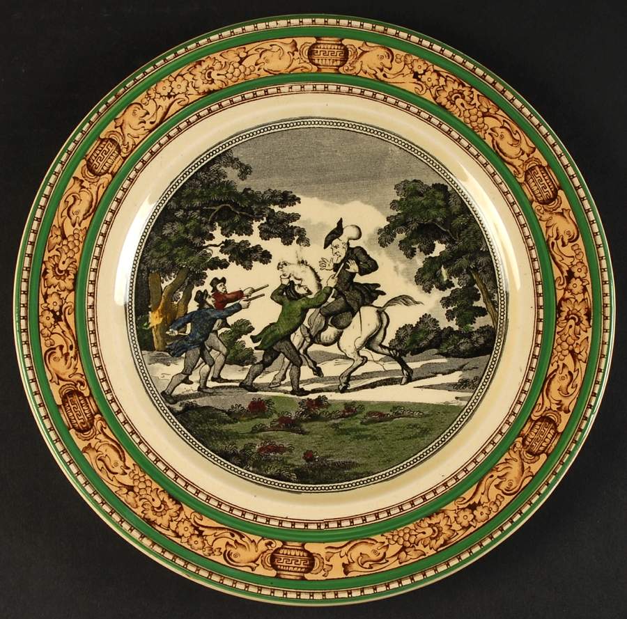 Dr. Syntax Dinner Plate by Adams China-1