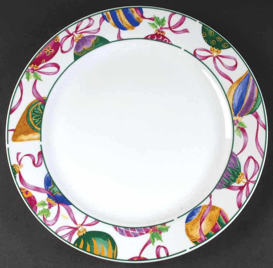 Ornaments II 12" Chop Plate (Round Platter) by American Atelier-1