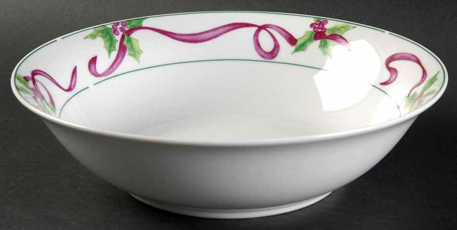 Ornaments II 9" Round Vegetable Bowl by American Atelier-1
