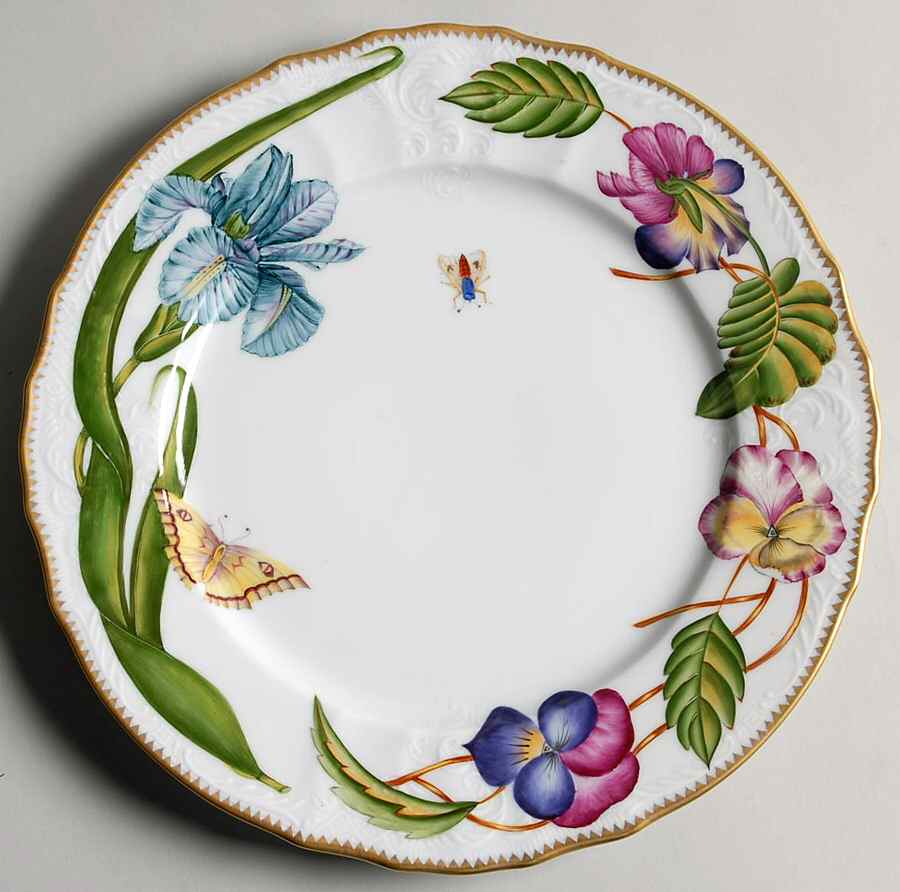 Pannonian Garden Dinner Plate by Anna Weatherley-1